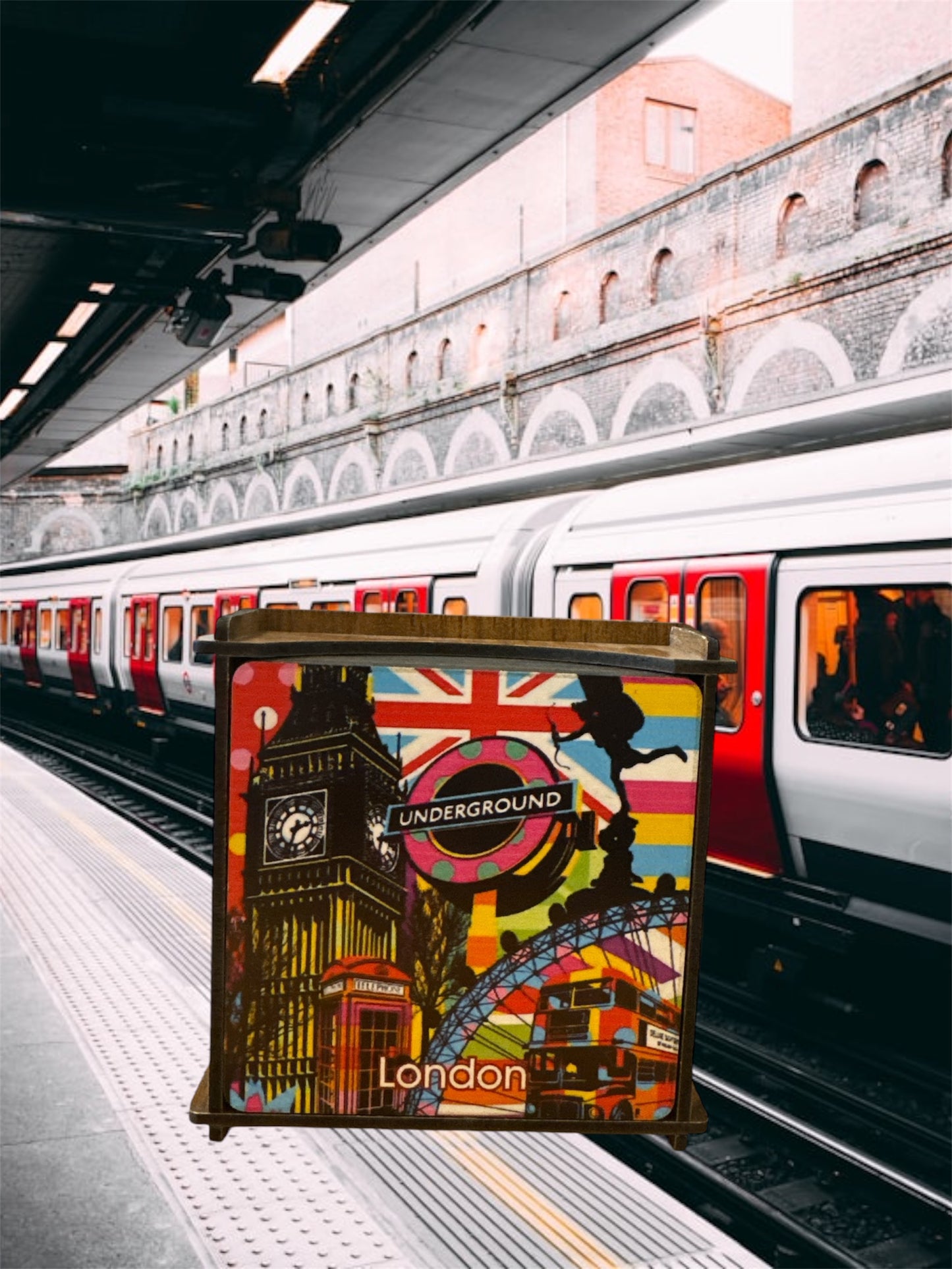 London-Inspired Tea/Coffee Coaster