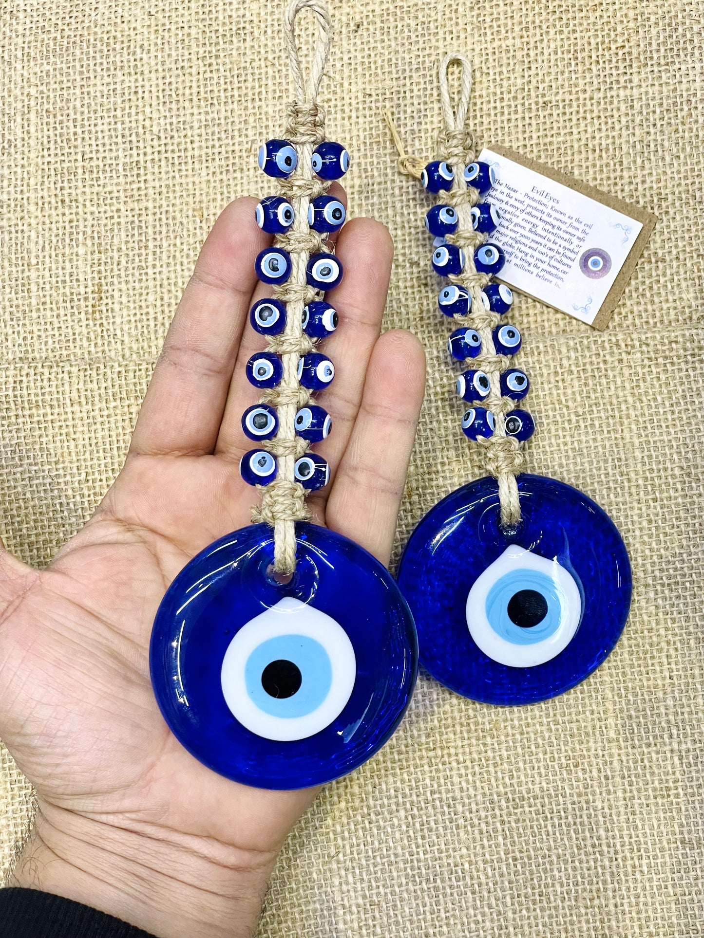 Macrame Blue Eye Wall Hanging,Greek Eyes Wall Art,Home Decor,Christmas Gift,Housewarming Buy Nazar