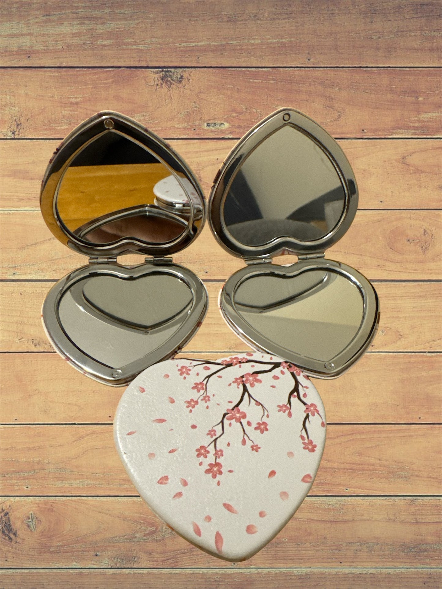 Cherry Blossom Heart Mirror