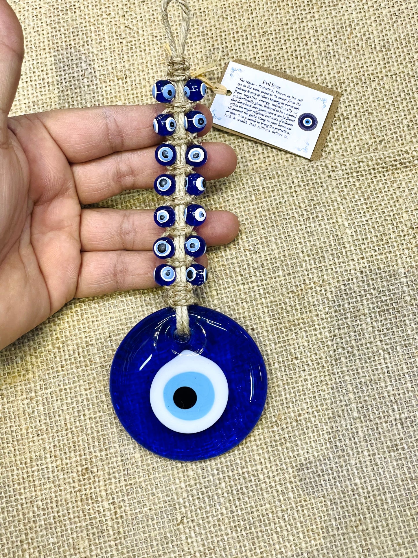 Macrame Blue Eye Wall Hanging,Greek Eyes Wall Art,Home Decor,Christmas Gift,Housewarming Buy Nazar