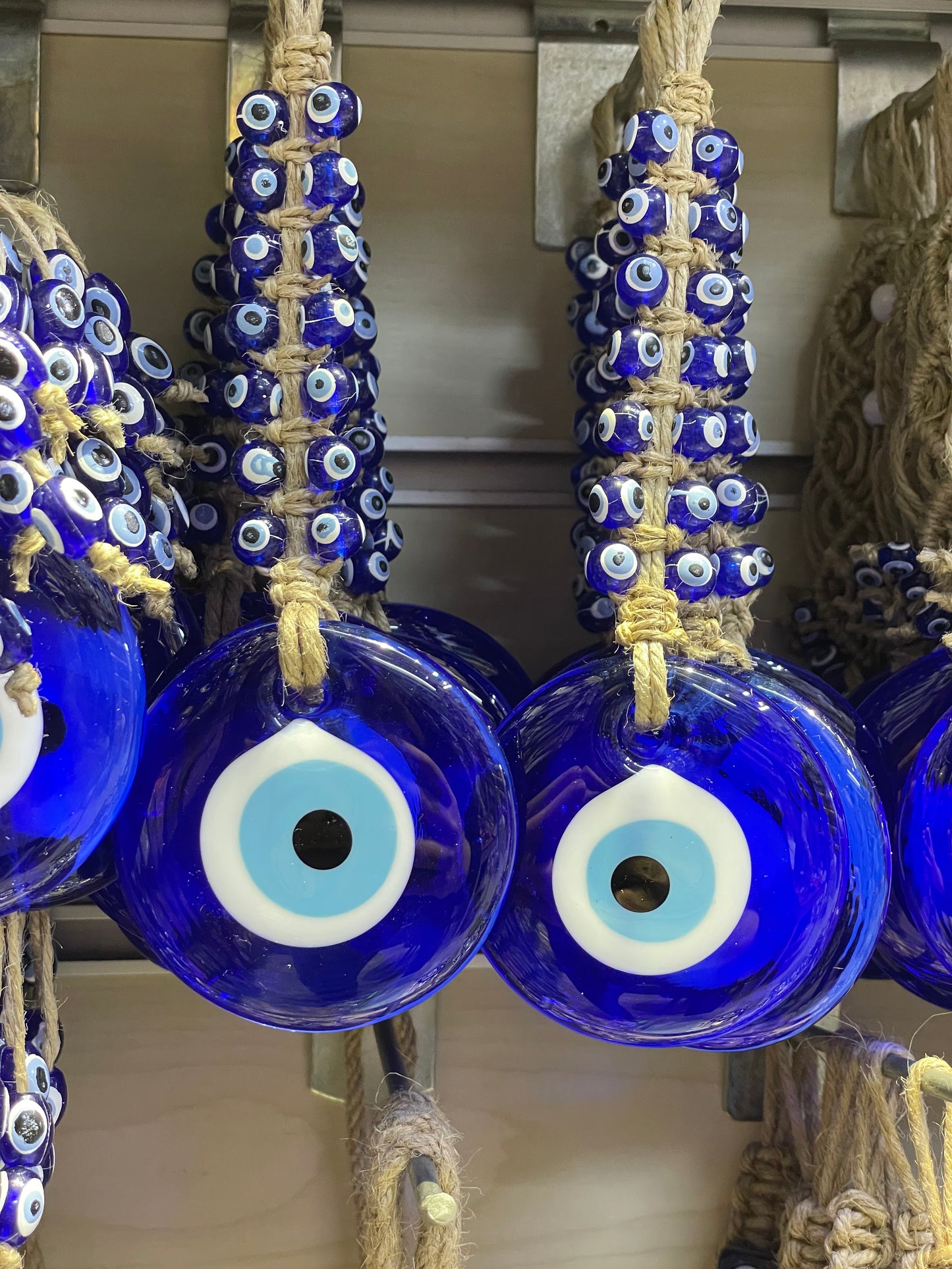Macrame Blue Eye Wall Hanging,Greek Eyes Wall Art,Home Decor,Christmas Gift,Housewarming Buy Nazar