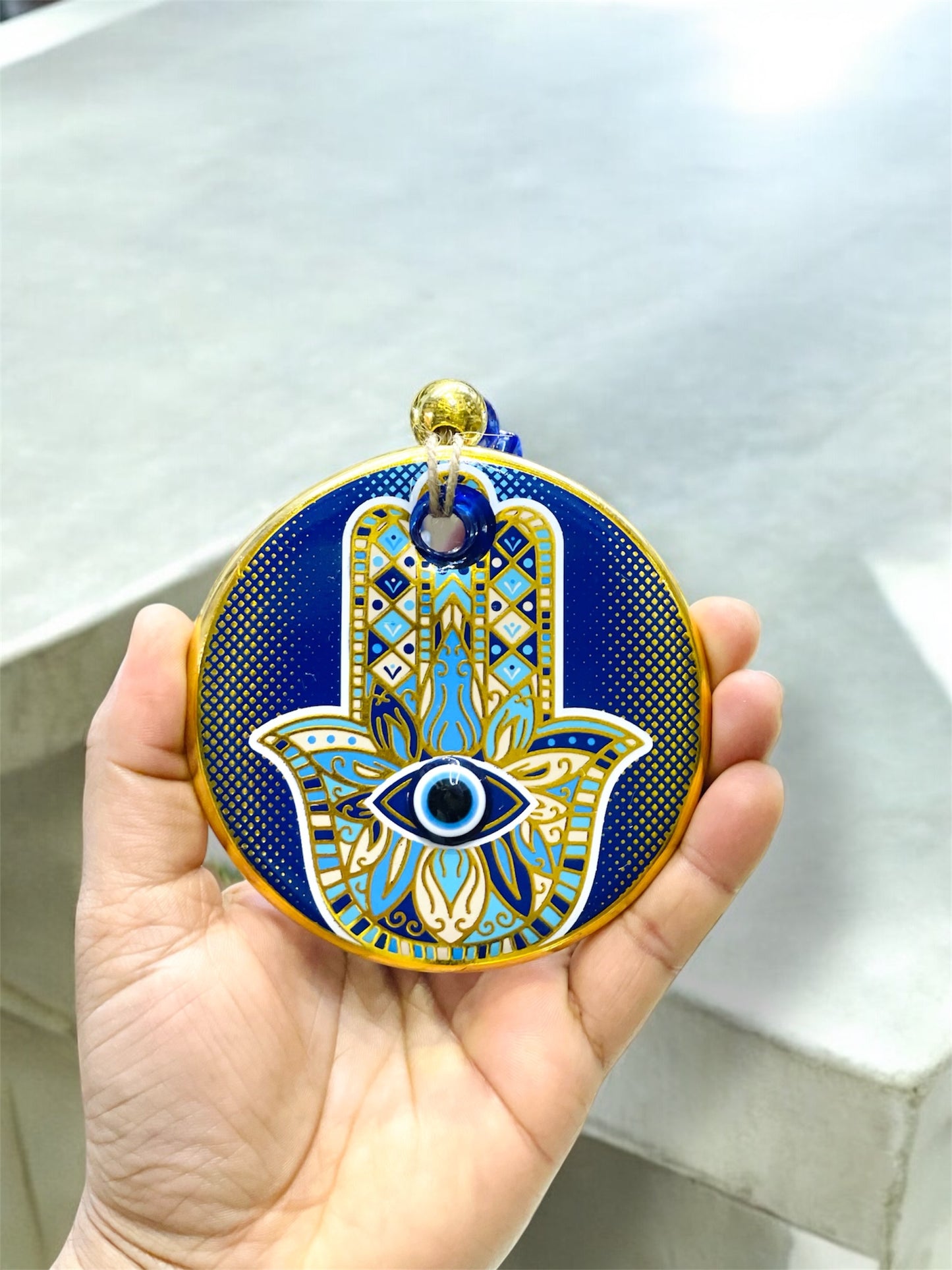 Hamsa Hand Valentine’s Gift,Evil Eye Protection Charm, Romantic Hamsa Home Decor,Spiritual Love Gift,Hamsa Wall Hanging,Lucky Charm for Love