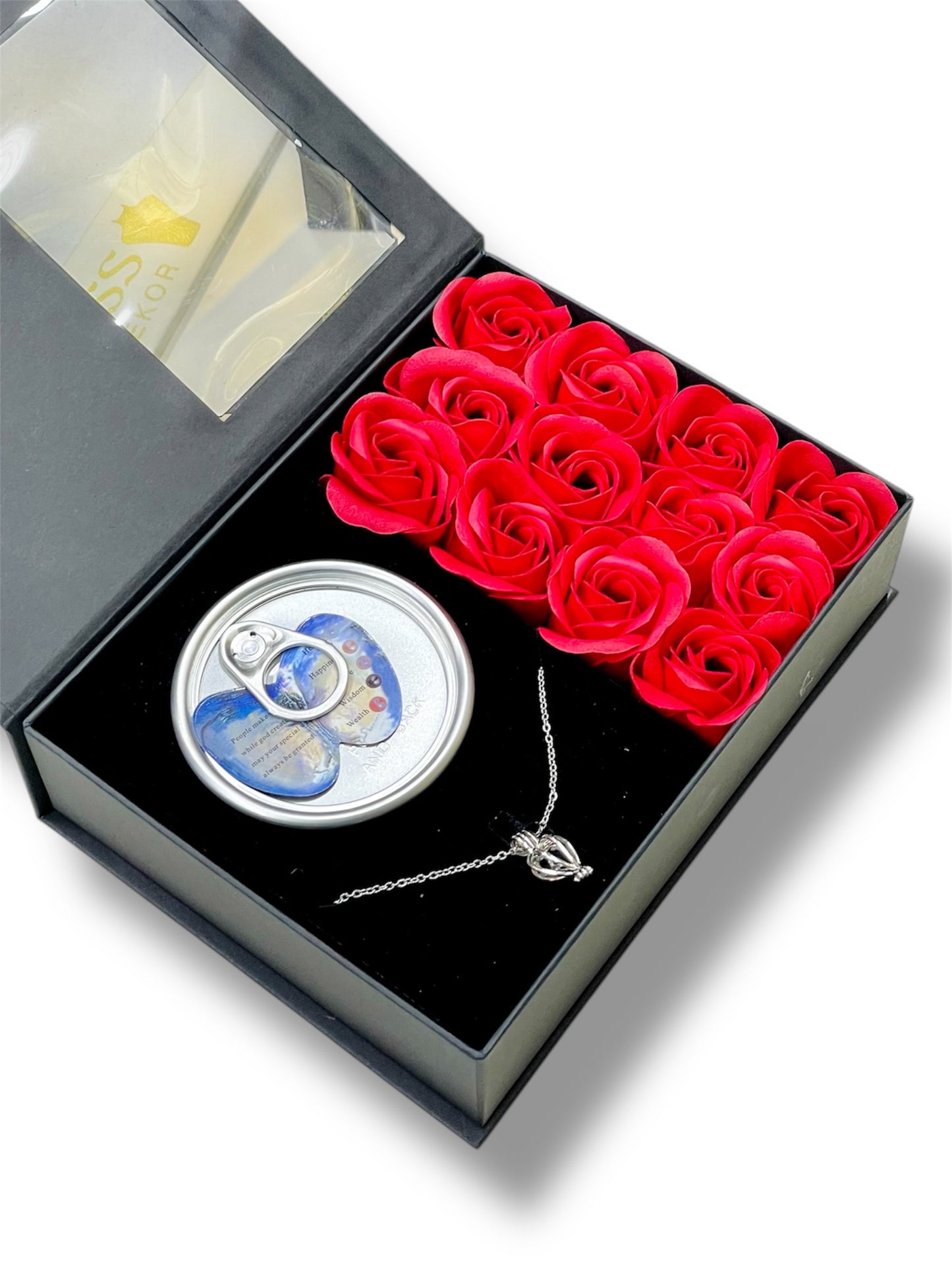 Rose Box Oyster Box Mysterious Pearl Necklace Set,Live Pearl Experience:Unveil a Genuine Pearl Hidden in a Real Shell,Pearl Jewelry Gift Set,Wish Pearl Necklace Kit,Forever Love Gift For Her,Soul Lifting Gift For Your Loved Ones