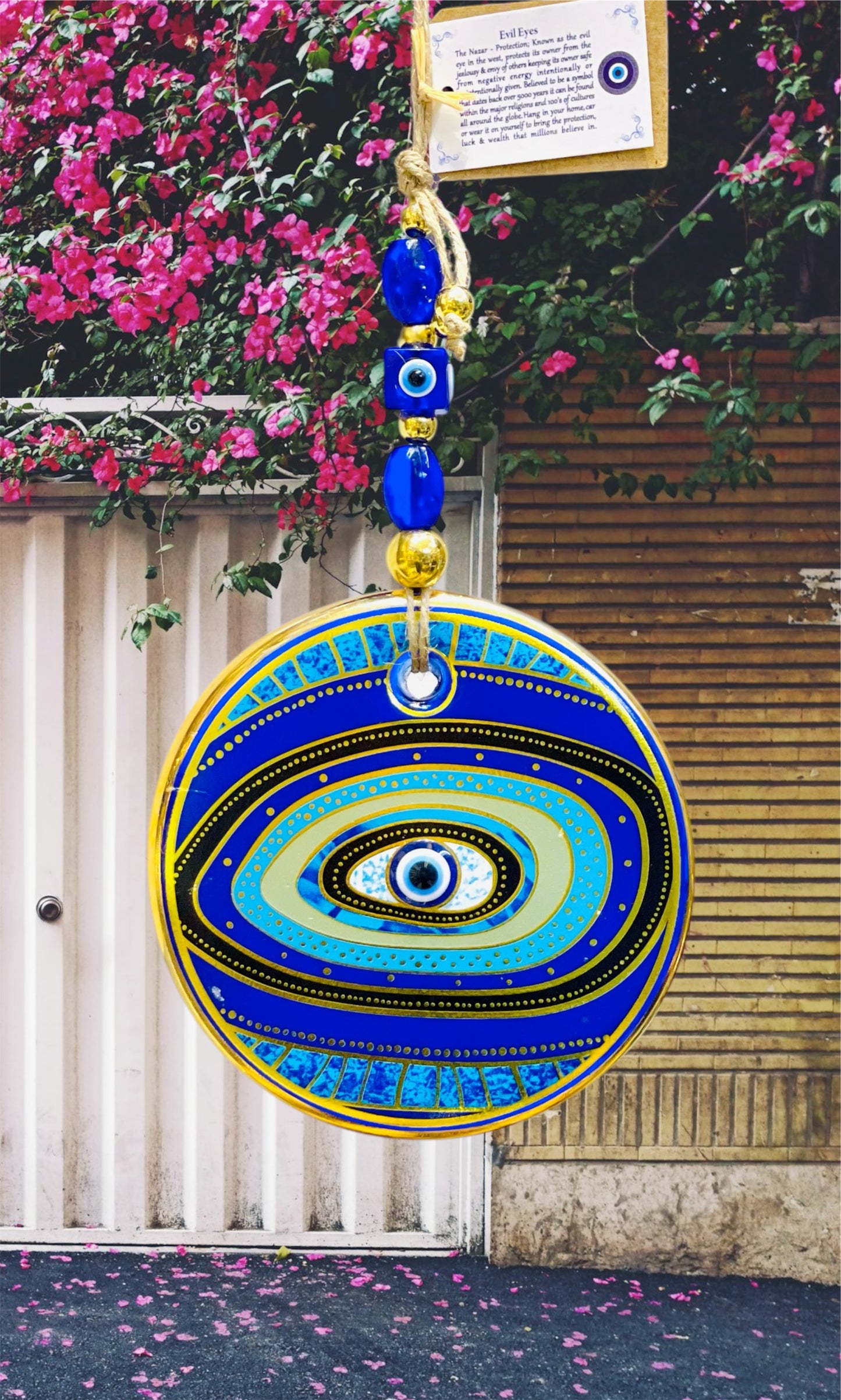 Gold Stunning Christmas Charm And Unique Good Luck Gift Wall Hanging