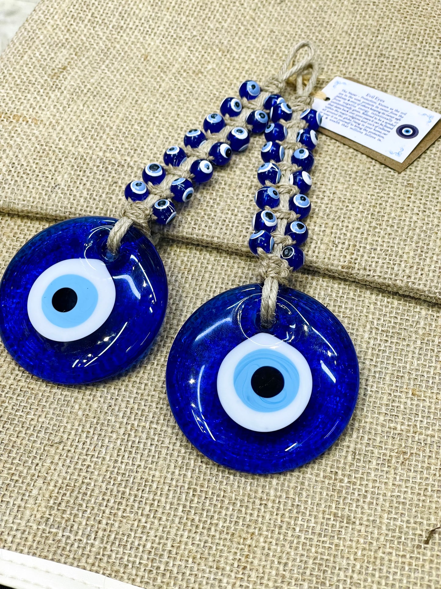 Macrame Blue Eye Wall Hanging,Greek Eyes Wall Art,Home Decor,Christmas Gift,Housewarming Buy Nazar