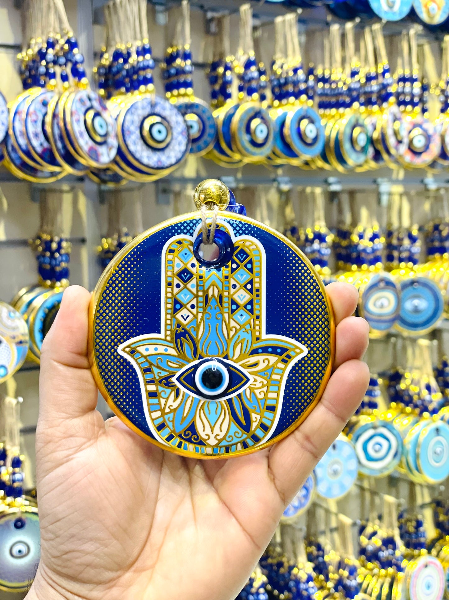 Hamsa Hand Valentine’s Gift,Evil Eye Protection Charm, Romantic Hamsa Home Decor,Spiritual Love Gift,Hamsa Wall Hanging,Lucky Charm for Love