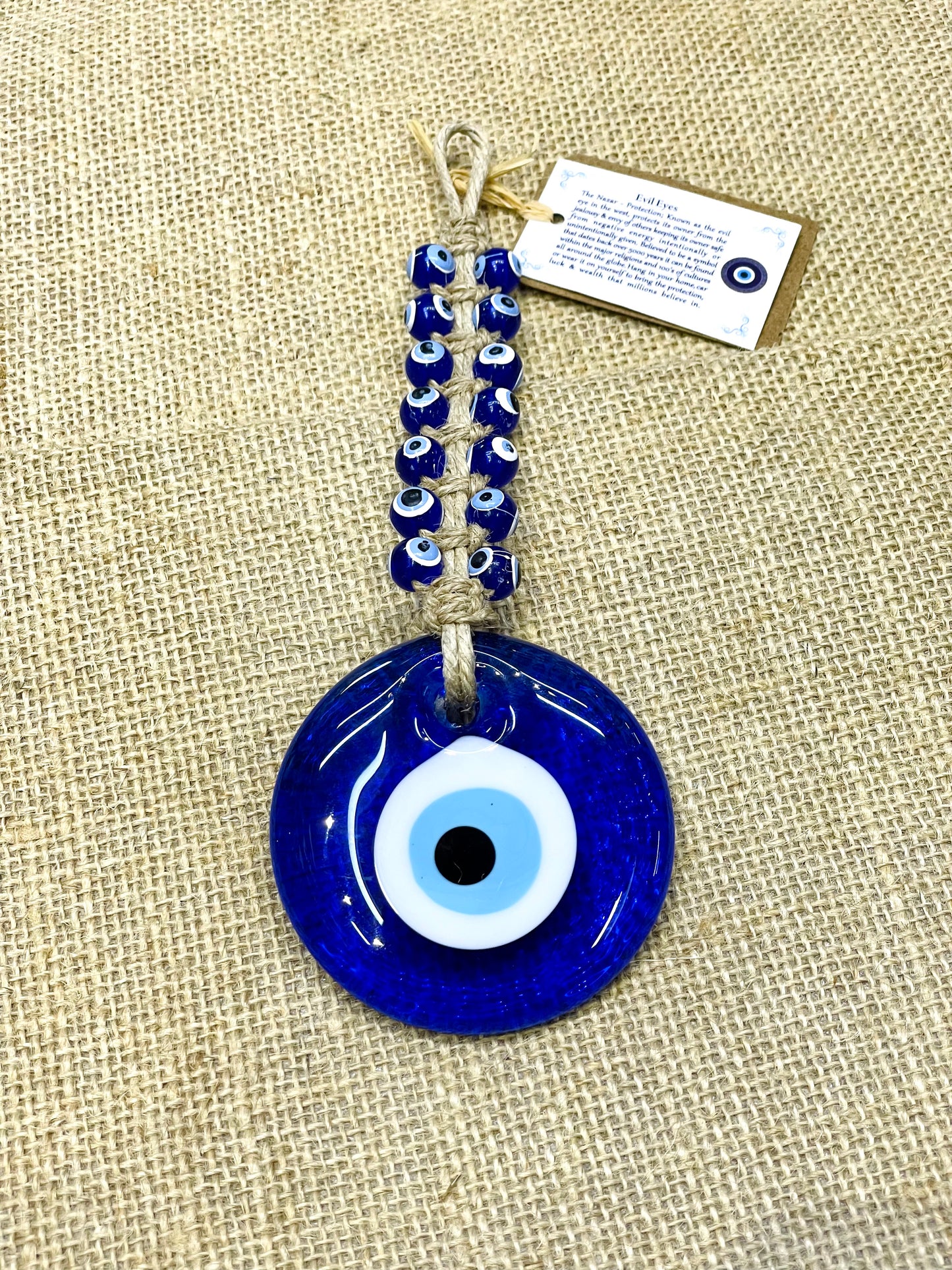 Macrame Blue Eye Wall Hanging,Greek Eyes Wall Art,Home Decor,Christmas Gift,Housewarming Buy Nazar