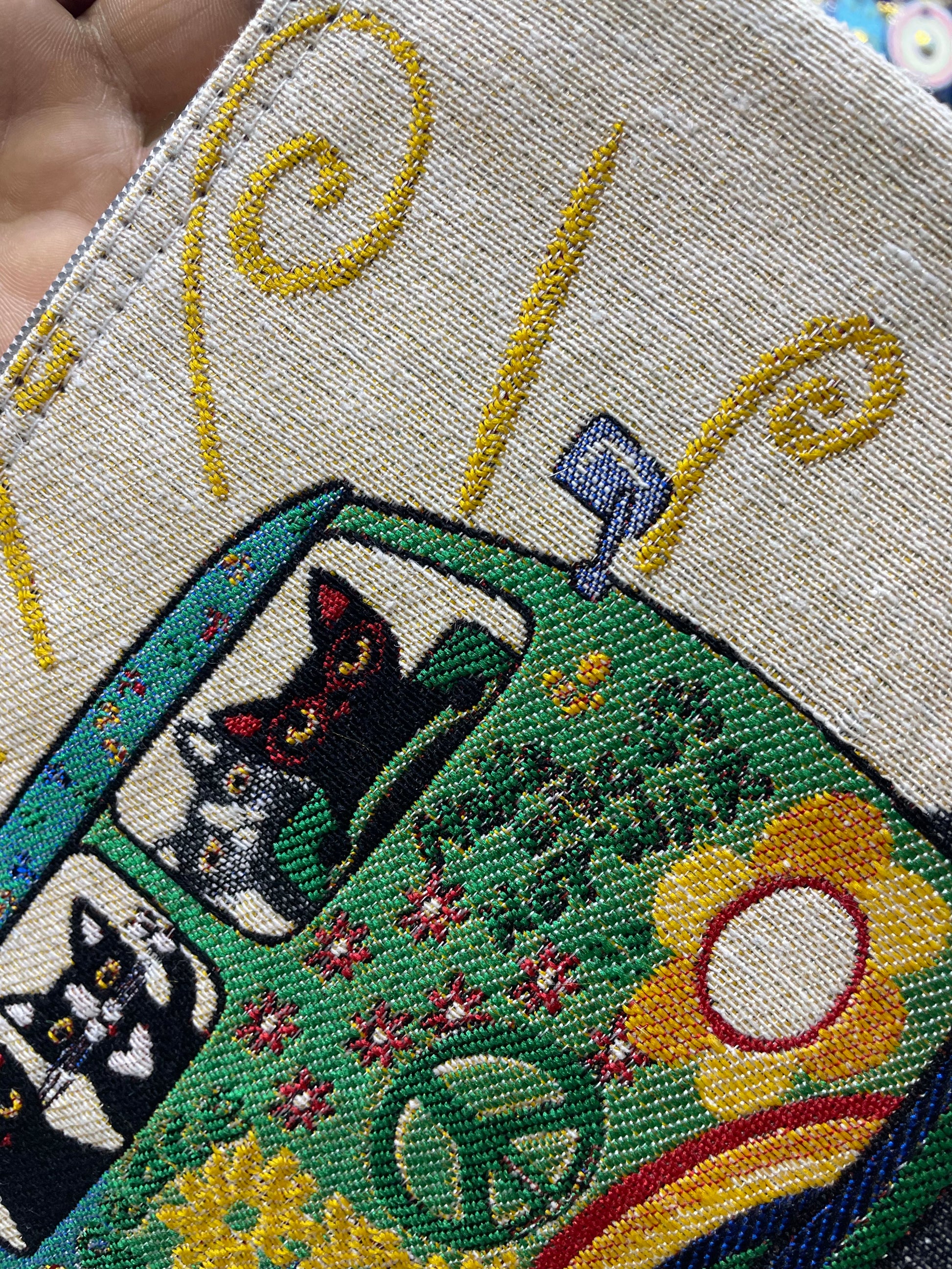 Embroidered Tapestry Bag | Cute Tapestry Bag | Tradition Swap