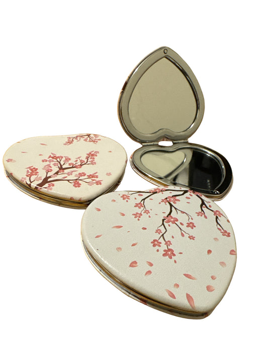 Cherry Blossom Heart Mirror